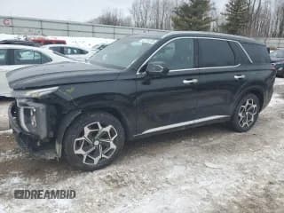 ✅ 2021 Hyundai Palisade Calligraphy • VIN: KM8R7DHE6MU261119 • Лот: 41791735. Опубликован ранее на Copart с пробегом 73 458 миль. Бесплатный доступ к архиву аукционных продаж из США и подробный отчёт об истории автомобиля на DreamBid. Изображение 1.