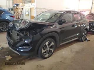 ✅ 2017 Hyundai Tucson Sport • VIN: KM8J3CA23HU595763 • Лот: 80842055. Опубликован ранее на Copart с пробегом 45 047 миль. Бесплатный доступ к архиву аукционных продаж из США и подробный отчёт об истории автомобиля на DreamBid. Изображение 1.