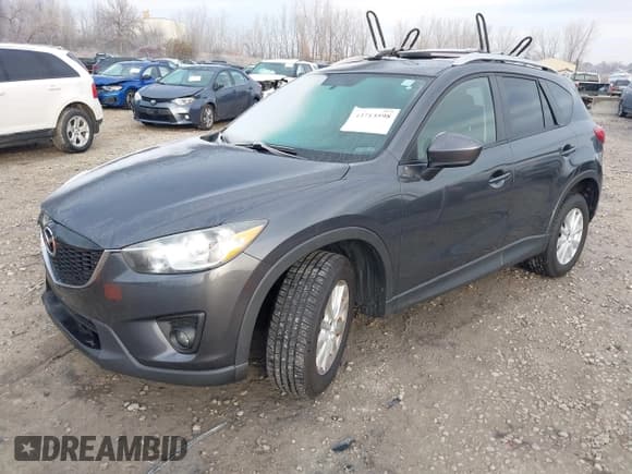 ✅ 2014 Mazda CX-5 Touring • VIN: JM3KE4CY0E0316368 • Lot: 43713598. Wystawiony na IAAI z przebiegiem 166 839 mil. Bezpłatny archiwum sprzedaży aukcyjnych z USA i szczegółowy raport historii pojazdu na DreamBid. Zdjęcie 2.