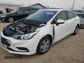 ✅ 2018 Chevrolet Cruze LS • VIN: 1G1BC5SM5J7202217 • Lot: 44898823. Listed on Copart with 77,534 mi. Free auction sales archive from the USA and detailed vehicle history report at DreamBid. Image 1.