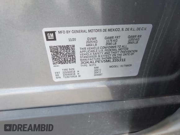 ✅ 2021 GMC Terrain SLT • VIN: 3GKALPEV5ML335311 • Lot: 43410958. Wystawiony na IAAI z przebiegiem 112 848 mil. Bezpłatny archiwum sprzedaży aukcyjnych z USA i szczegółowy raport historii pojazdu na DreamBid. Zdjęcie 9.