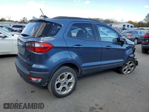 ✅ 2021 Ford EcoSport SE • VIN: MAJ3S2GE5MC423610 • Lot: 82631465. Listed on Copart with 35,612 mi. Free auction sales archive from the USA and detailed vehicle history report at DreamBid. Image 3.