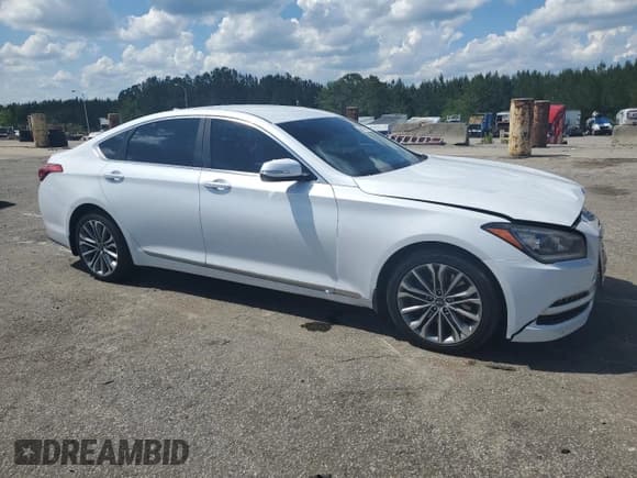 ✅ 2017 Genesis G80 3.8L • VIN: KMHGN4JE6HU210152 • Лот: 56148105. Опубликован ранее на Copart с пробегом 114 821 миль. Бесплатный доступ к архиву аукционных продаж из США и подробный отчёт об истории автомобиля на DreamBid. Изображение 4.