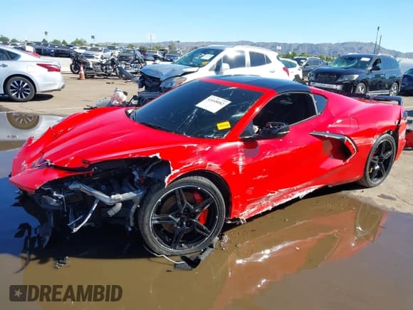 ✅ 2023 Chevrolet Corvette 1LT • VIN: 1G1YA2D43P5139909 • Lot: 43448082. Listed on IAAI with 23,487 mi. Free auction sales archive from the USA and detailed vehicle history report at DreamBid. Image 18.