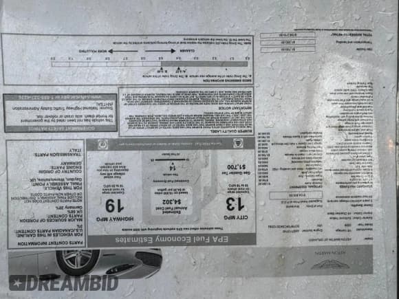 ✅ 2009 Aston Martin Vantage • VIN: SCFBF04C39GD12589 • Lot: 79923024. Wystawiony na Copart z przebiegiem 50 303 mil. Bezpłatny archiwum sprzedaży aukcyjnych z USA i szczegółowy raport historii pojazdu na DreamBid. Zdjęcie 9.