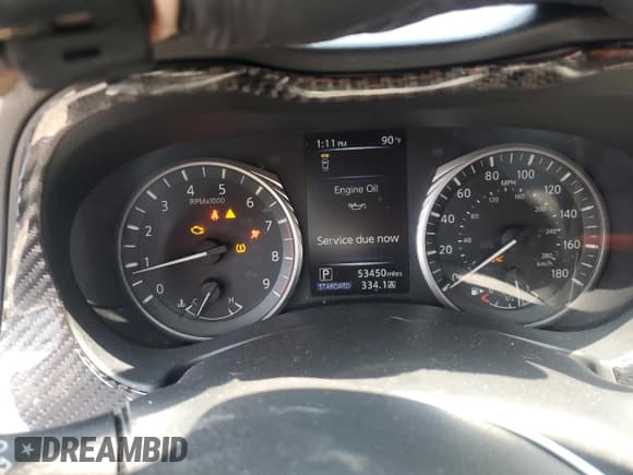 ✅ 2019 Infiniti Q50 Signature Edition • VIN: JN1EV7AR8KM591707 • Lot: 58957555. Listed on Copart with 53,450 mi. Free auction sales archive from the USA and detailed vehicle history report at DreamBid. Image 9.