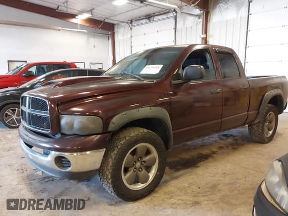 ✅ 2005 Dodge 1500 SLT • VIN: 1D7HU18D15S160328 • Lot: 43679243. Listed on IAAI with Not provided. Free auction sales archive from the USA and detailed vehicle history report at DreamBid. Image 2.