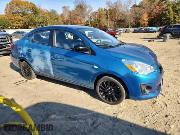 ✅ 2020 Mitsubishi Mirage SE • VIN: ML32F4FJXLHF11869 • Lot: 91957805. Listed on Copart with 28,262 mi. Free auction sales archive from the USA and detailed vehicle history report at DreamBid. Image 4.