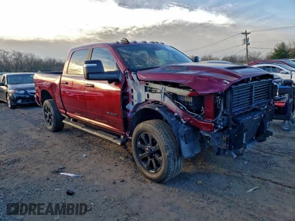 ✅ 2023 Ram 2500 Laramie • VIN: 3C6UR5FLXPG616775 • Lot: 95736115. Listed on Copart with 13,039 mi. Free auction sales archive from the USA and detailed vehicle history report at DreamBid. Image 4.