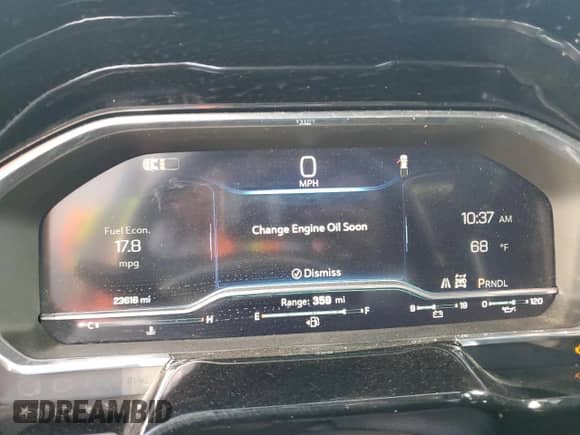 2025 Chevrolet Silverado 1500 LT z VIN 1GCUKDED9SZ170774, wystawiony jako Copart lot #85419015 z przebiegiem 23 616 mil mil oraz Czysty tytuł • Clean title. Historia ofert i sprzedaży dostępna na DreamBid. Obrazek 9.