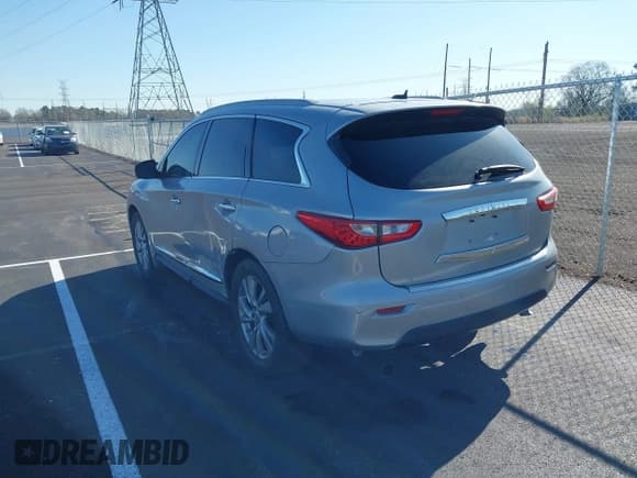 ✅ 2013 Infiniti JX35 • VIN: 5N1AL0MN8DC328252 • Lot: 41859282. Wystawiony na IAAI z przebiegiem 163 542 mil. Bezpłatny archiwum sprzedaży aukcyjnych z USA i szczegółowy raport historii pojazdu na DreamBid. Zdjęcie 3.