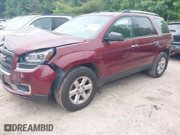 ✅ 2016 GMC Acadia SLE • VIN: 1GKKVPKD8GJ259427 • Lot: 42447354. Listed on IAAI with 106,902 mi. Free auction sales archive from the USA and detailed vehicle history report at DreamBid. Image 2.