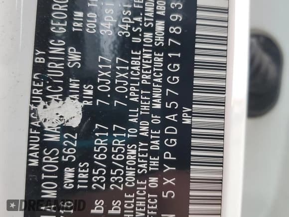 ✅ 2016 Kia Sorento LX • VIN: 5XYPGDA57GG178939 • Lot: 93410375. Wystawiony na Copart z przebiegiem 188 378 mil. Bezpłatny archiwum sprzedaży aukcyjnych z USA i szczegółowy raport historii pojazdu na DreamBid. Zdjęcie 13.