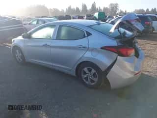 2014 Hyundai Elantra SE with VIN KMHDH4AE2EU163465, listed as a IAAI auction lot 43282768 with 151,289 mi miles and . Bid and sale history available at DreamBid. Image 3.