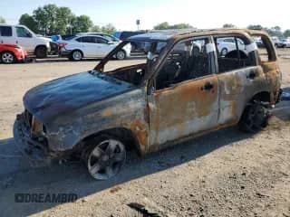 2003 Chevrolet Tracker LT with VIN 2CNBE634236917265, listed as a Copart auction lot 55777535 with Not provided miles and Non repairable. Bid and sale history available at DreamBid. Image 1.