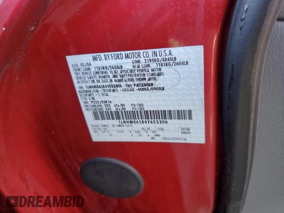 ✅ 2004 Lincoln LS Luxury • VIN: 1LNHM86S84Y653306 • Lot: 78505694. Listed on Copart with Not provided. Free auction sales archive from the USA and detailed vehicle history report at DreamBid. Image 13.