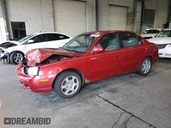 2003 Hyundai Elantra GLS with VIN KMHDN45D53U706119, listed as a Copart auction lot 68493304 with 132,529 mi miles and Salvage title. Bid and sale history available at DreamBid. Image 1.