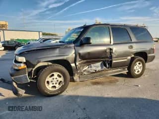 2005 Chevrolet Tahoe LS with VIN 1GNEC13V45J250232, listed as a Copart auction lot 84028955 with Not provided miles and Salvage title. Bid and sale history available at DreamBid. Image 1.