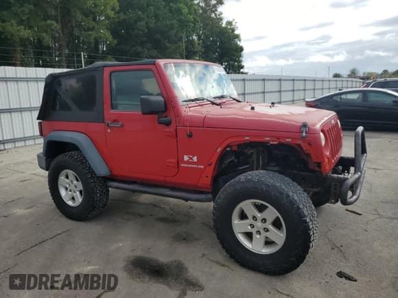✅ 2008 Jeep Wrangler X • VIN: 1J4FA24118L547546 • Lot: 81910735. Listed on Copart with 103,470 mi. Free auction sales archive from the USA and detailed vehicle history report at DreamBid. Image 4.