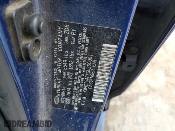 ✅ 2016 Hyundai Accent SE • VIN: KMHCT5AEXGU260061 • Лот: 79097544. Опубликован ранее на Copart с пробегом 120 795 миль. Бесплатный доступ к архиву аукционных продаж из США и подробный отчёт об истории автомобиля на DreamBid. Изображение 12.