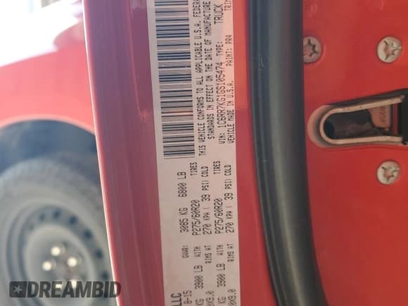 ✅ 2016 Ram 1500 Express • VIN: 1C6RR7KG1GS105474 • Лот: 62674855. Опубликован ранее на Copart с пробегом 135 687 миль. Бесплатный доступ к архиву аукционных продаж из США и подробный отчёт об истории автомобиля на DreamBid. Изображение 12.