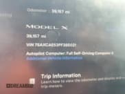 ✅ 2023 Tesla Model X • VIN: 7SAXCAE53PF385021 • Лот: 83853565. Опубликован ранее на Copart с пробегом 39 157 миль. Бесплатный доступ к архиву аукционных продаж из США и подробный отчёт об истории автомобиля на DreamBid. Изображение 9.