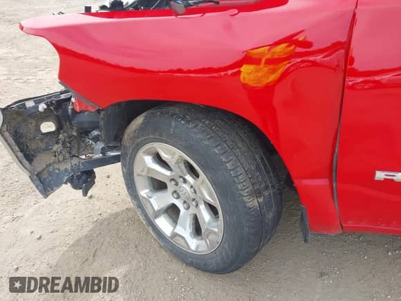 2022 Ram 1500 Big Horn with VIN 1C6RRFFG0NN324961, listed as a IAAI auction lot 43189686 with 37,154 mi miles and . Bid and sale history available at DreamBid. Image 6.