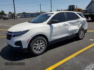 2022 Chevrolet Equinox LS с VIN 3GNAXHEV6NS105040, выставлен на аукционе Copart как лот 58010855 с пробегом 32 830 миль миль и Списание • Salvage title. История ставок и продаж доступна на DreamBid. Изображение 1.