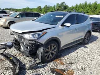 ✅ 2018 Hyundai Santa Fe Ultimate • VIN: 5XYZW4LAXJG504066 • Лот: 54179224. Опубликован ранее на Copart с пробегом 66 662 миль. Бесплатный доступ к архиву аукционных продаж из США и подробный отчёт об истории автомобиля на DreamBid. Изображение 1.
