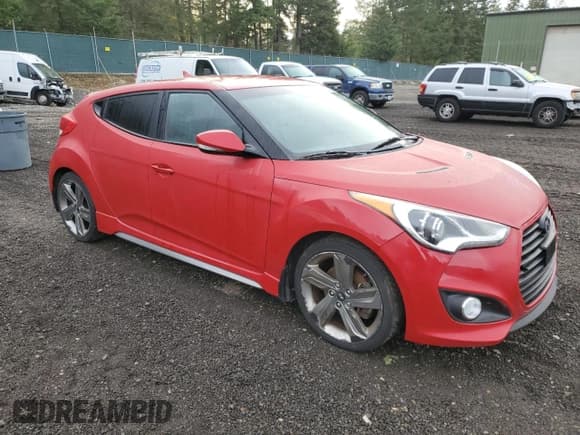 ✅ 2015 Hyundai Veloster Turbo • VIN: KMHTC6AE8FU240248 • Lot: 77692314. Listed on Copart with 120,845 mi. Free auction sales archive from the USA and detailed vehicle history report at DreamBid. Image 4.