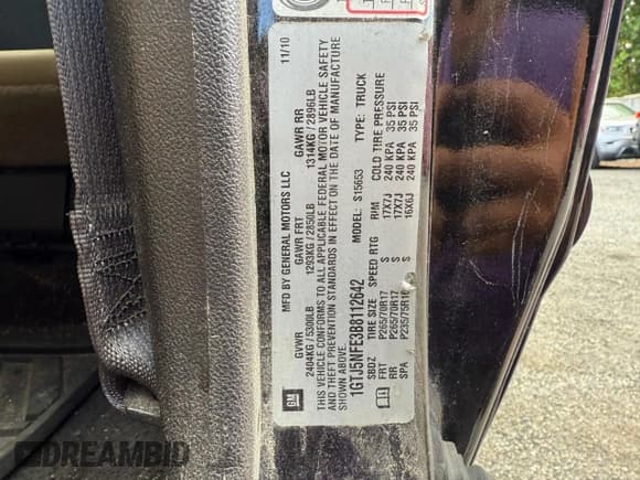 ✅ 2011 GMC Canyon • VIN: 1GTJ5NFE3B8112642 • Lot: 70769045. Listed on Copart with 72,365 mi. Free auction sales archive from the USA and detailed vehicle history report at DreamBid. Image 10.