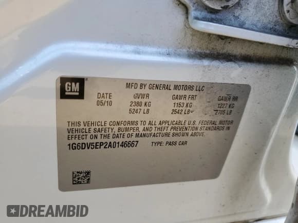 ✅ 2010 Cadillac CTS-V • VIN: 1G6DV5EP2A0146667 • Lot: 84539634. Wystawiony na Copart z przebiegiem Nie podano. Bezpłatny archiwum sprzedaży aukcyjnych z USA i szczegółowy raport historii pojazdu na DreamBid. Zdjęcie 15.