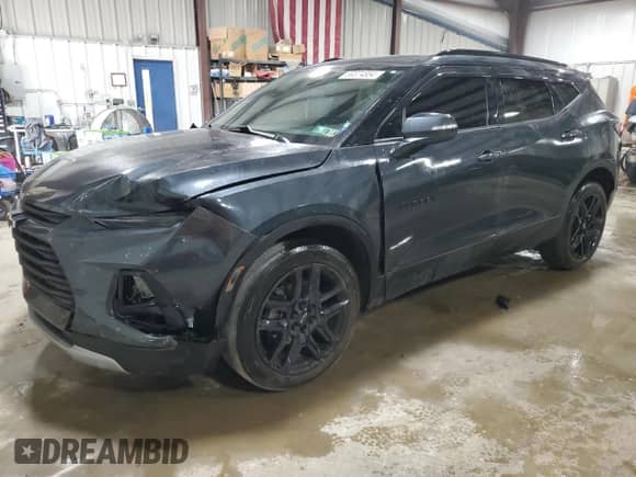 2020 Chevrolet Blazer LT z VIN 3GNKBJRS7LS613721, wystawiony jako Copart lot #59374854 z przebiegiem 116 498 mil mil oraz Szkoda całkowita • Salvage title. Historia ofert i sprzedaży dostępna na DreamBid. Obrazek 1.