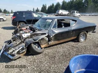 ✅ 1968 Chevrolet Chevelle • VIN: 138378Z102945 • Лот: 68878215. Опубликован ранее на Copart с пробегом 22 888 миль. Бесплатный доступ к архиву аукционных продаж из США и подробный отчёт об истории автомобиля на DreamBid. Изображение 1.