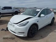 ✅ 2023 Tesla Model Y Long Range • VIN: 7SAYGDEE3PA072042 • Lot: 41795216. Listed on IAAI with 40,905 mi. Free auction sales archive from the USA and detailed vehicle history report at DreamBid. Image 2.