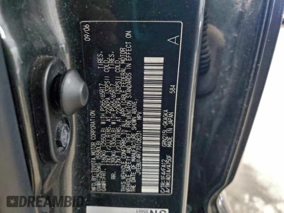 ✅ 2007 Toyota 4Runner SR5 • VIN: JTEBU14R770108231 • Lot: 94566445. Wystawiony na Copart z przebiegiem 150 020 mil. Bezpłatny archiwum sprzedaży aukcyjnych z USA i szczegółowy raport historii pojazdu na DreamBid. Zdjęcie 13.