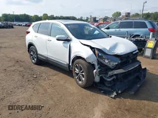 ✅ 2021 Honda CR-V EX • VIN: 2HKRW2H55MH609191 • Lot: 43246682. Listed on IAAI with Not provided. Free auction sales archive from the USA and detailed vehicle history report at DreamBid. Image 1.