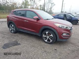 ✅ 2016 Hyundai Tucson Limited • VIN: KM8J33A22GU087945 • Lot: 43895050. Listed on IAAI with 97,850 mi. Free auction sales archive from the USA and detailed vehicle history report at DreamBid. Image 1.
