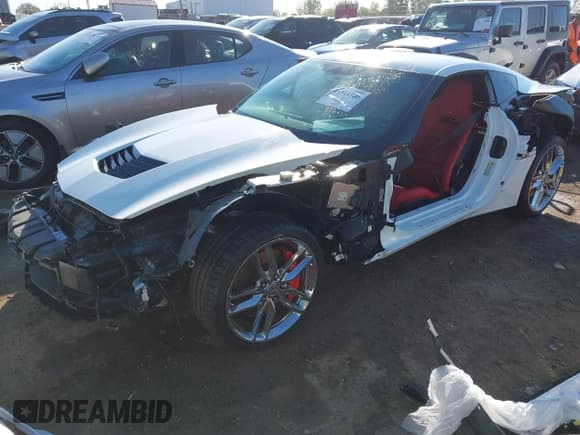 ✅ 2016 Chevrolet Corvette Z51 2LT • VIN: 1G1YJ2D74G5111529 • Lot: 43345700. Listed on IAAI with 41,806 mi. Free auction sales archive from the USA and detailed vehicle history report at DreamBid. Image 2.