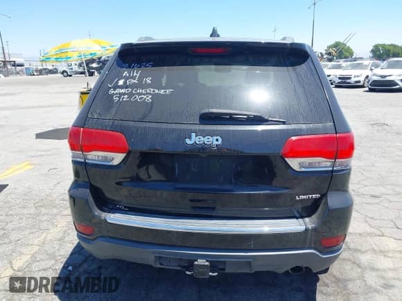2018 Jeep Grand Cherokee Limited z VIN 1C4RJEBG5JC512008, wystawiony jako IAAI lot #42897081 z przebiegiem 141 938 mil mil oraz . Historia ofert i sprzedaży dostępna na DreamBid. Obrazek 17.