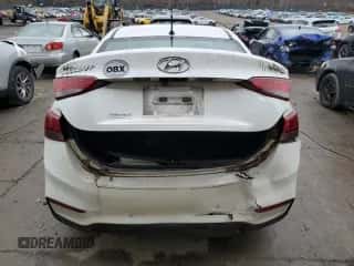 2020 Hyundai Accent SE with VIN 3KPC24A61LE094225, listed as a Copart auction lot 36822383 with 18,286 mi miles and . Bid and sale history available at DreamBid. Image 6.