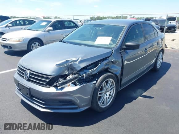 ✅ 2015 Volkswagen Jetta S • VIN: 3VW2K7AJ4FM306835 • Lot: 42881655. Listed on IAAI with 212,508 mi. Free auction sales archive from the USA and detailed vehicle history report at DreamBid. Image 2.