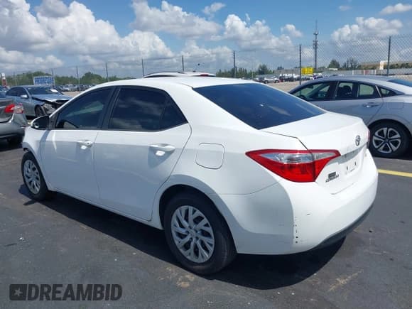 ✅ 2016 Toyota Corolla L • VIN: 2T1BURHE2GC575265 • Lot: 42438427. Listed on IAAI with 163,860 mi. Free auction sales archive from the USA and detailed vehicle history report at DreamBid. Image 3.