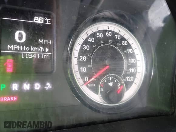 2019 Ram 1500 Tradesman z VIN 1C6RR6FT5KS741972, wystawiony jako IAAI lot #43344248 z przebiegiem 119 411 mil mil oraz . Historia ofert i sprzedaży dostępna na DreamBid. Obrazek 16.