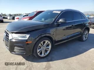 ✅ 2017 Audi Q3 Premium Plus • VIN: WA1HCCFS0HR009755 • Lot: 52728145. Listed on Copart with 105,459 mi. Free auction sales archive from the USA and detailed vehicle history report at DreamBid. Image 1.