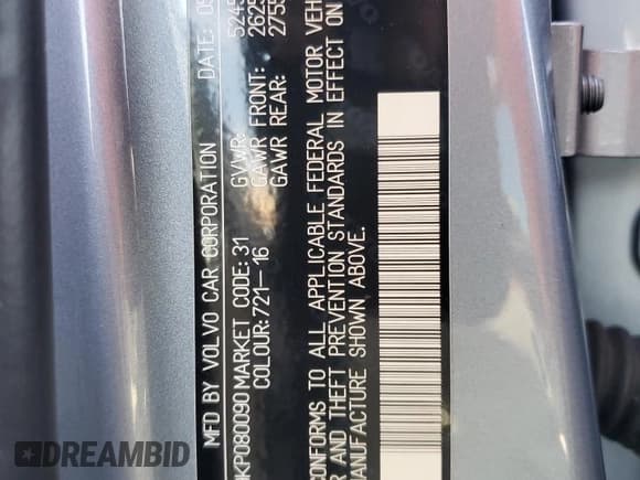 ✅ 2019 Volvo S90 Momentum • VIN: LVY102MK9KP080090 • Lot: 60984564. Wystawiony na Copart z przebiegiem 57 148 mil. Bezpłatny archiwum sprzedaży aukcyjnych z USA i szczegółowy raport historii pojazdu na DreamBid. Zdjęcie 14.