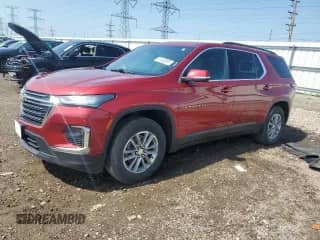 2023 Chevrolet Traverse LT Cloth with VIN 1GNEVGKW8PJ169048, listed as a Copart auction lot 61442005 with 93,865 mi miles and Salvage title. Bid and sale history available at DreamBid. Image 1.