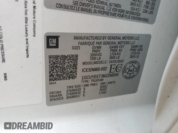 ✅ 2021 Chevrolet Silverado 1500 RST • VIN: 1GCUYEET3MZ256094 • Lot: 65181395. Wystawiony na Copart z przebiegiem 55 654 mil. Bezpłatny archiwum sprzedaży aukcyjnych z USA i szczegółowy raport historii pojazdu na DreamBid. Zdjęcie 12.