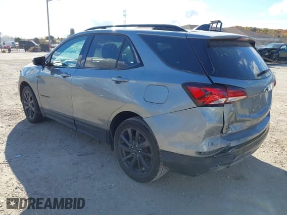 ✅ 2024 Chevrolet Equinox RS • VIN: 3GNAXMEG5RS104011 • Lot: 43249771. Listed on IAAI with 71,807 mi. Free auction sales archive from the USA and detailed vehicle history report at DreamBid. Image 3.
