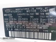 ✅ 2024 Hyundai Tucson XRT • VIN: KM8JFCDE0RU341474 • Lot: 43281469. Wystawiony na IAAI z przebiegiem 14 920 mil. Bezpłatny archiwum sprzedaży aukcyjnych z USA i szczegółowy raport historii pojazdu na DreamBid. Zdjęcie 9.